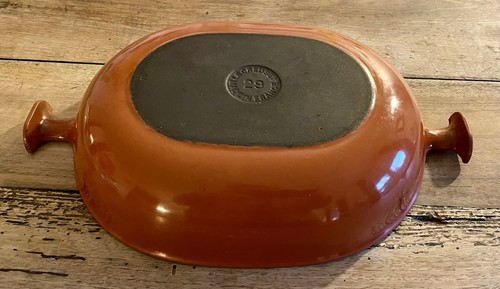 Plat fonte émaillée - plat,