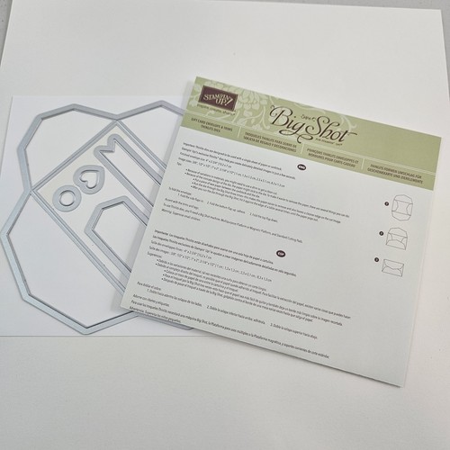 Stampin big shot gift card - up,