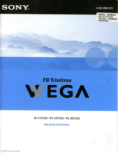 Sony trinitron wega - trinitron,