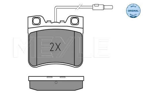 Meyle kit plaquettes - kit,