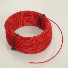 Bobine de fil électrique rouge multibrin 1.50mm² x 50m faisceau pour moto cyclo