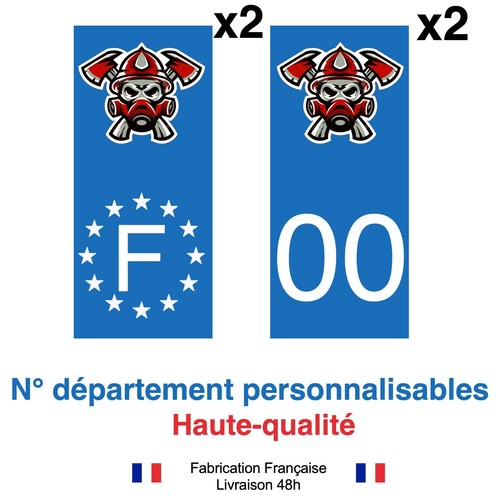 Stickers autocollant plaque