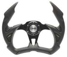 Volant sport Simoni Racing X5 Stealth 350mm polyuréthane noir