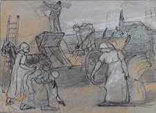 Pierre Henri Vaillant (1878-1939) (90) - encre - récolte