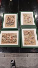 jouet ancien lot de 4  puzzles en bois germaine bouret