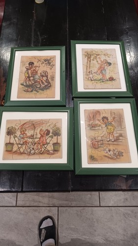 Jouet ancien lot puzzles - jouet, 4
