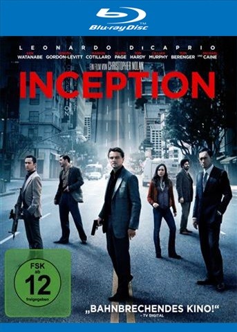 Inception blu ray - inception, blu-ray