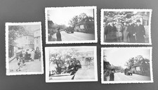 5 Photographies militaire. Char tank soldats Allemand Automobile Mitrailleuse