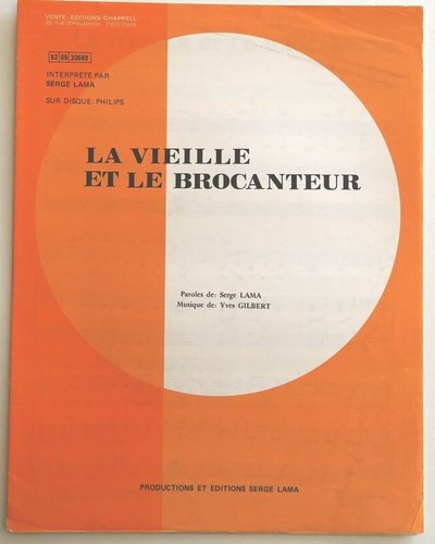 Partition sheet music serge - partition,