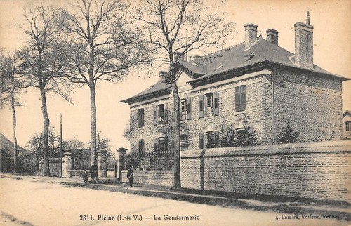 Cpa plelan gendarmerie - cpa,