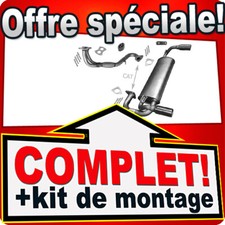 Ligne pot d'échappement pour MG F ROVER MGF HAYON 1.8i VVC avec CAT à 2000