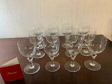 56 verres à vin rouge modèle Normandie en cristal de Baccarat (prix à la pièce)