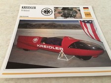 Carte moto Kreidler 50 rekord 1965 collection atlas motorcycle Allemagne