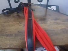 Red Accordion Shoulder Straps