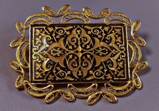 BIJOU VINTAGE BROCHE OR DE