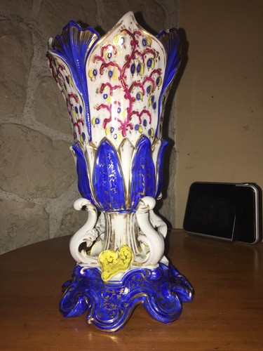 Vase fleur lotus xixeme ou - de,