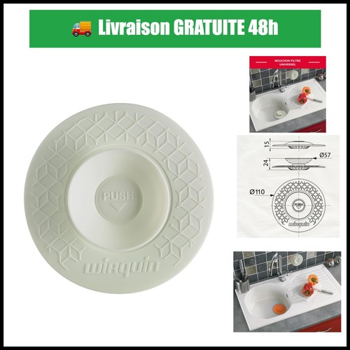 Bouchon universel lavabo