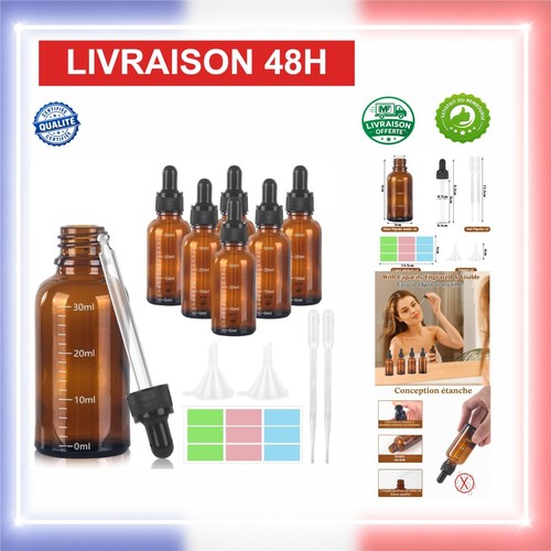 Lot flacons pipette - flacons, 30ml