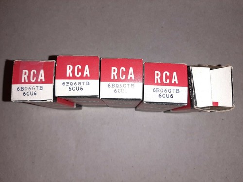Rca 6bq6gtb 6cu6 vintage - 6cu6, tube