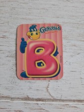 Magnet publicitaire Gervais  Alphabet Lettre B
