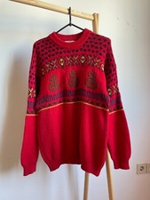 Pull en laine Shetland motif