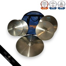 Ensemble Cymbale Paiste 101 Blue Logo 14 HH / 16 Crash / 18 Crash Ride / 20 R...