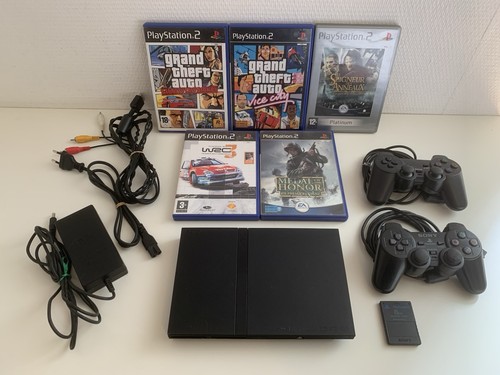 Sony lot console ps2 slim - lot,