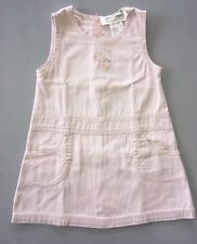 DISNEY SNOOPY Robe Chasuble Jeans Rose Poches Liberty Taille 2 Ans très BCBG TBE