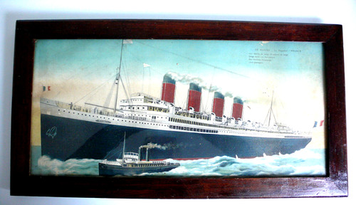 Gravure litho ancienne - gravure,