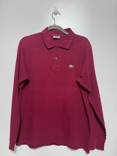 Polo lacoste rouge taille - polo,