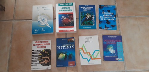 Lot livres plongée - lot, 8