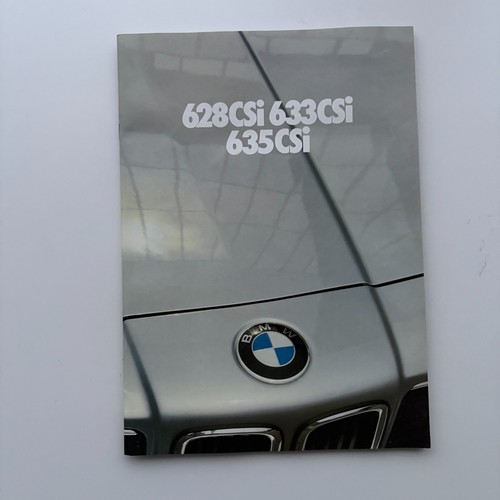 Brochure catalogue bmw e24 - bmw,