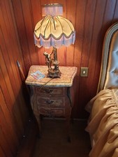 Lit Louix15 Demie_Corbeille avec 2 chevets