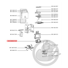 Carte électronique de commande cafetière expresso espresseria Krups MS-808001732