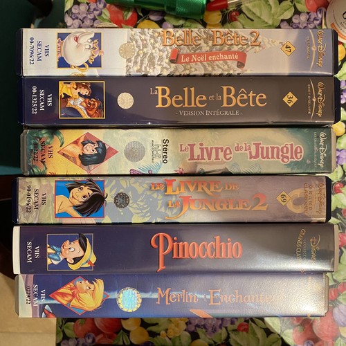 Lot cassettes vhs walt - 6,