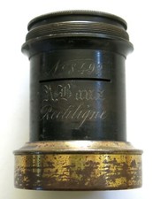A BAUZ, objectif ancien pour chambre photographique, objectif A Bauz, photo .