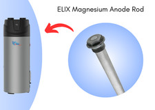 Chauffe eau 200l Anode en Magnésium pour Pompe à Chaleur Eau Chaude Elix 200/300