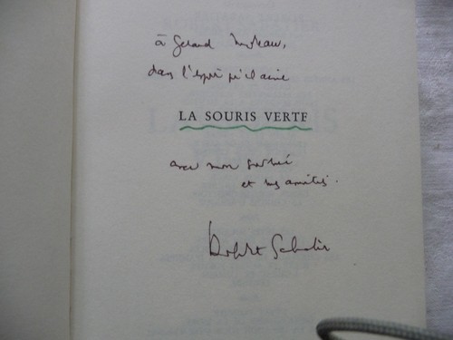 Robert sabatier dédicace - dédicace, ds