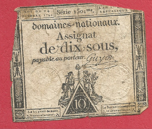 Assignat sous 24 - assignat, 10