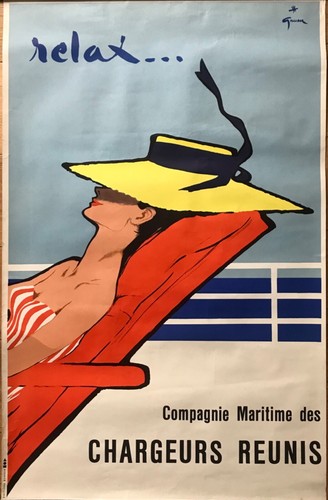 Gruau affiche litho relax - gruau,