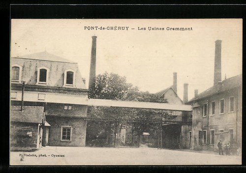 Cpa pont chéruy les - cpa,