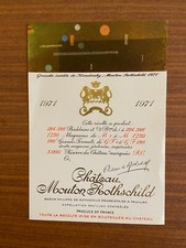 Etiquette Château Mouton