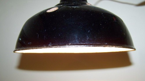 Ancienne émaille lampe art - Émaille,