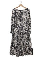H&M Robe mi-longue Dames Robe T EU 38 gris clair style festif