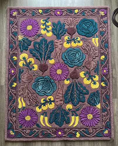 Tapis laine touffeté - laine, à