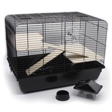 Cage rongeur rex2 noir - cage,