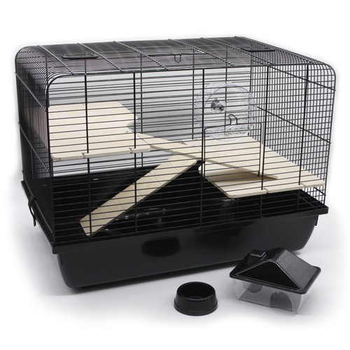 Cage rongeur rex2 noir - cage,