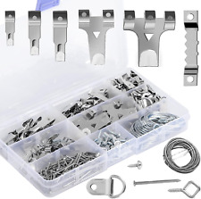 255 Pcs Crochet Tableau Mural Accroche Murale Support Cadre Crochets Metal 