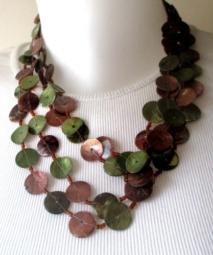 Grand collier sautoir rangs - grand,