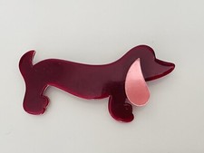 Broche chien Teckel en
